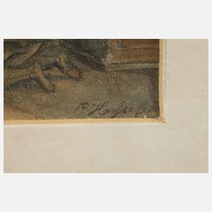 Ernst Hasse, attr., Kircheninterieur