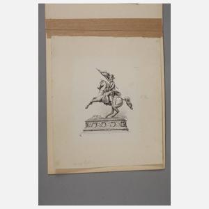 Fritz Krostewitz, Reiterbildnis Erzherzog Carl