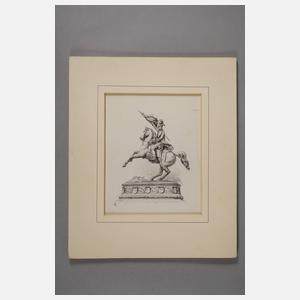 Fritz Krostewitz, Reiterbildnis Erzherzog Carl