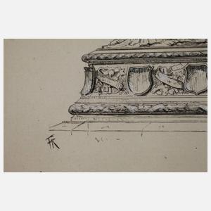 Fritz Krostewitz, Reiterbildnis Erzherzog Carl