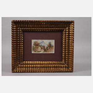 Charles Euphrasie Kuwasseg, Haus im Gebirge