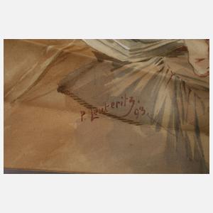 Paul Leuteritz, Bemalter Fächer