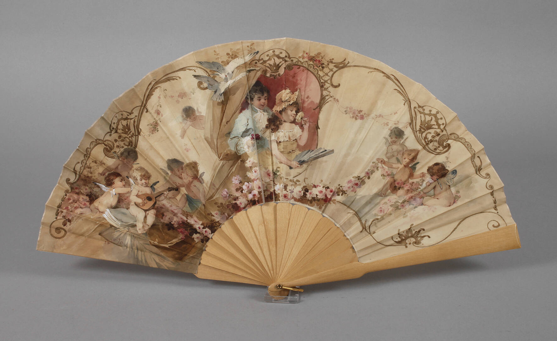 Paul Leuteritz, Bemalter Fächer