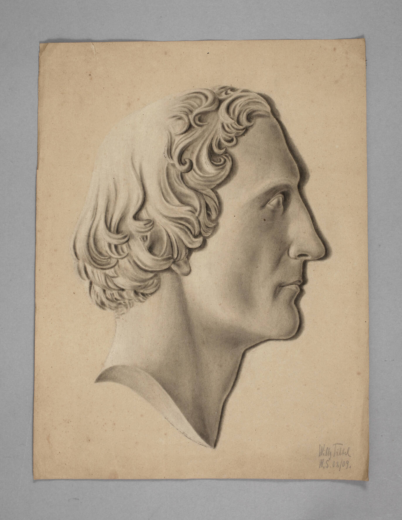 Zeichnung Wilhelm Tittel, Reliefzeichnung