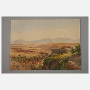 Ercole Trachel, Italienische Landschaft
