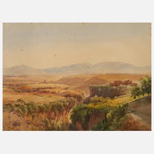 Ercole Trachel, Italienische Landschaft