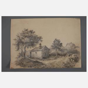 Zwei Landschaftszeichnungen