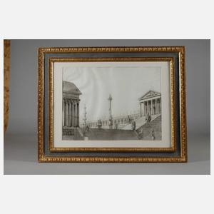 Blick auf einen römischen Palast