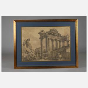 Ruine des Concordiatempels in Rom