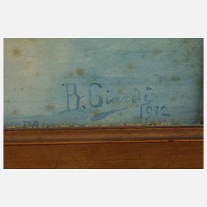 Beppe Ciardi, attr., Boote bei Venedig