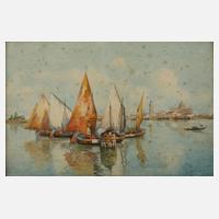 Beppe Ciardi, attr., Boote bei Venedig111