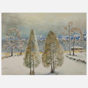 Eugen Croissont, Winterliche Landschaft