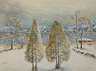 Eugen Croissont, Winterliche Landschaft