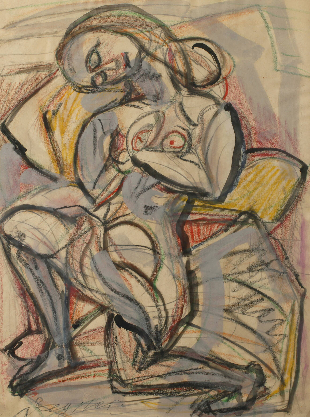 Arthur Degner, Expressiver Frauenakt