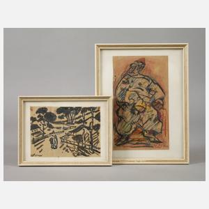 Prof. Arthur Degner, Zwei Zeichnungen