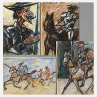 Arthur Degner, attr., Serie zu "Don Quijote"111
