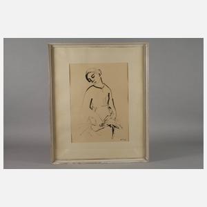 Georg Demmel, Sitzende junge Frau