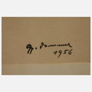 Georg Demmel, Sitzende junge Frau