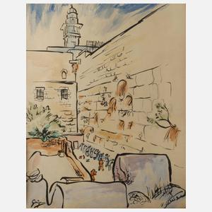 Richard T. Gaige, Klagemauer in Jerusalem