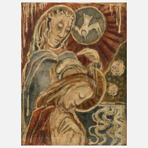 Lilly Gilgenberg-Stephan., attr., Taufe Jesu