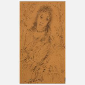 Otto Gleichmann, Damenportrait