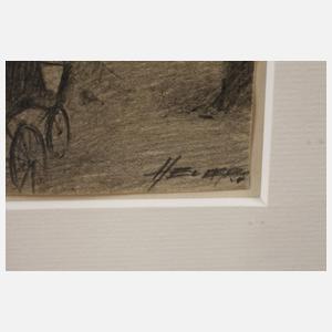 Willy Heier, attr., Frankfurter Gartenwirtschaft