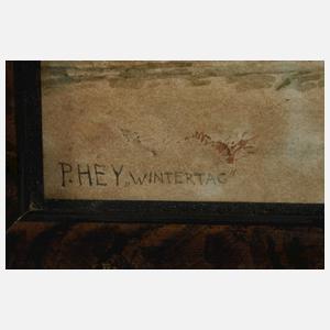 Prof. Paul Hey, "Wintertag"