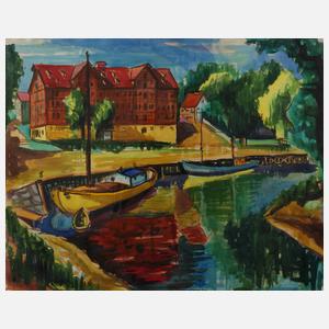 Prof. Peter Kalkhof, attr., Haus am Kanal