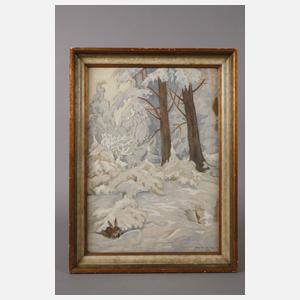 Fritz Klein, Im Winterwald