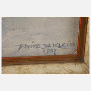 Fritz Klein, Im Winterwald