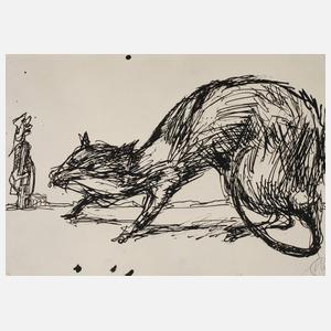 Prof. Markus Lüpertz, Die Ratte