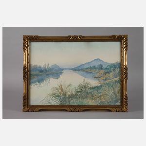 Albert Marks, attr., Flusslandschaft