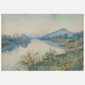 Albert Marks, attr., Flusslandschaft
