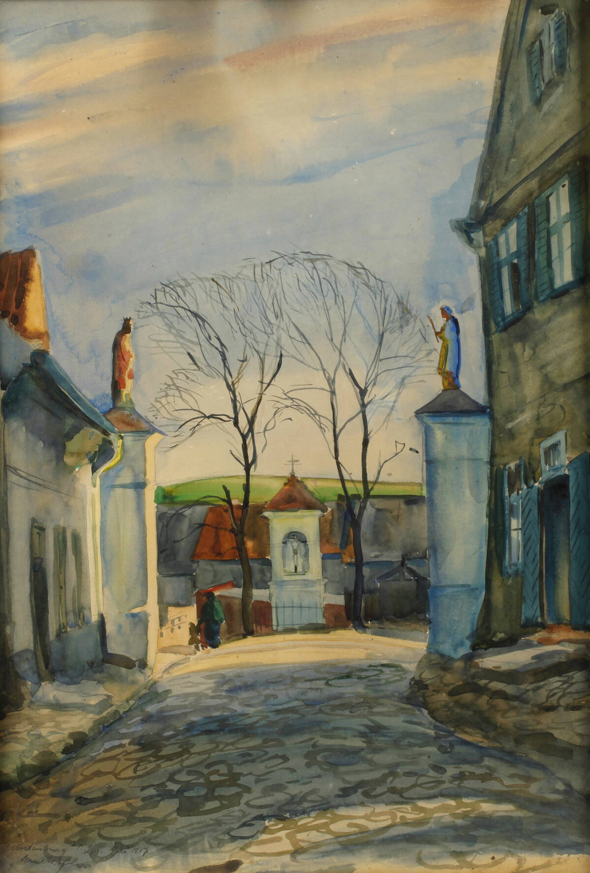 Paul Rescher, Gasse in Wartenburg