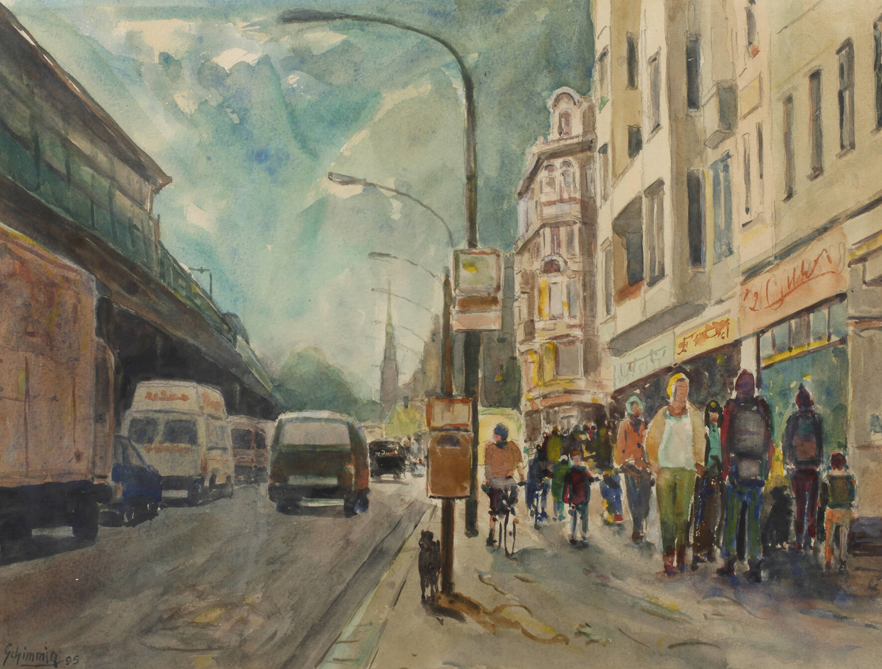 Gottlieb Schimmig, "U-Bahnhof – Eberswalder Straße"