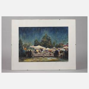 Gottlieb Schimmig, "Berliner Weihnachtsmarkt"