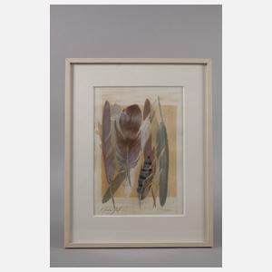 Prof. Klaus Stümpel, Federstillleben 2