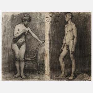 Janos Szöllösy, Paar Aktzeichnungen