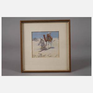 Eugen von Warun-Sekret, Beduine in der Wüste