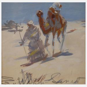 Eugen von Warun-Sekret, Beduine in der Wüste