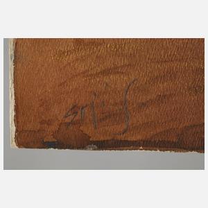 Paar Aquarelle Osteuropa