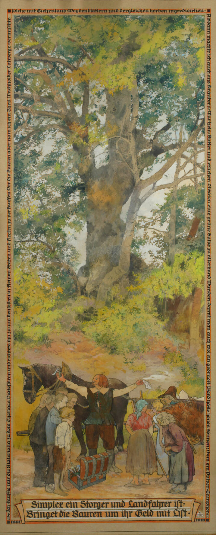 Der über Land fahrende Händler