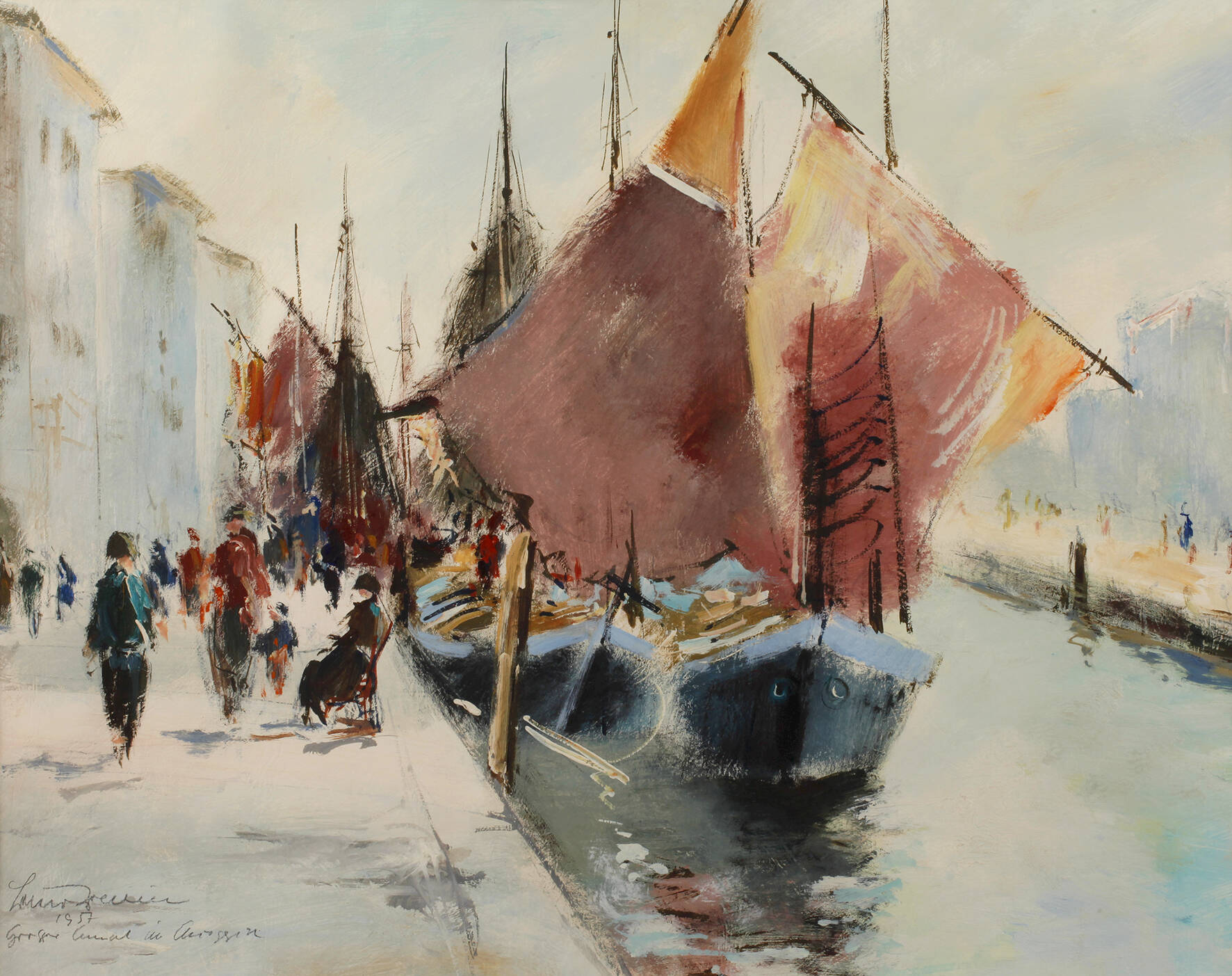 "Großer Canal in Chioggia"