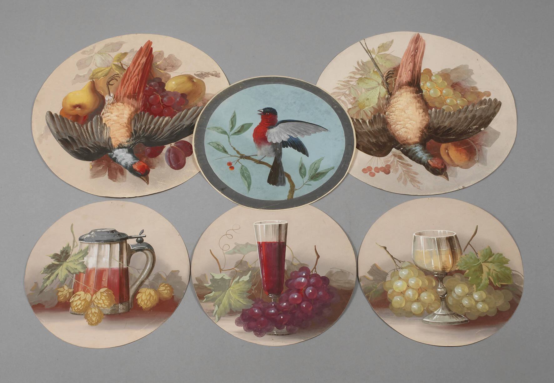 Konvolut gemalte Schießscheiben