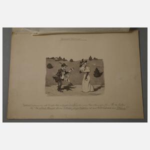 Karl Pommerhanz, Konvolut Illustrationszeichnungen