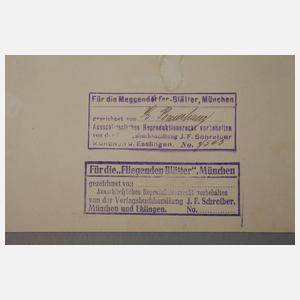 Karl Pommerhanz, Konvolut Illustrationszeichnungen