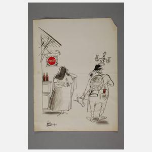 Shmuel Katz, Zwei Karikaturen