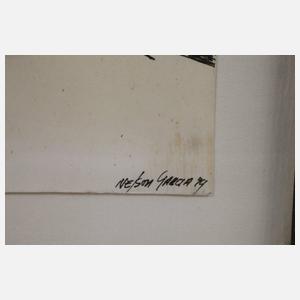 Nelson Garcia, Komposition mit Reiter