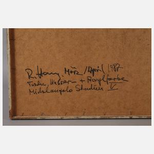 Rolf Hans, "Michelangelo Studien V"