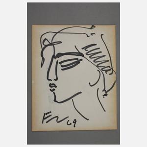 Prof. Eva Schwimmer, Frauenkopf